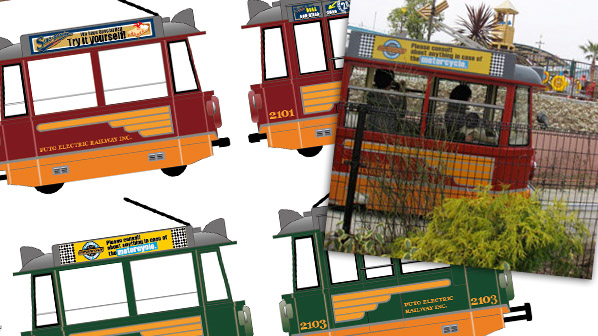 2010年鈴鹿サーキット内プッチタウンののりもの「チクタクトレイン」